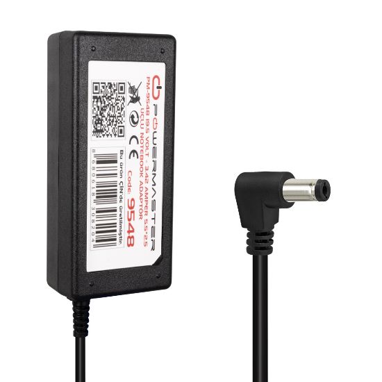 POWERMASTER PM-9548 19.5 VOLT - 3.42 AMPER 5.5*2.5 UÇLU NOTEBOOK ADAPTÖR  ( + POWER KABLOSUNU UNUTMA) resmi