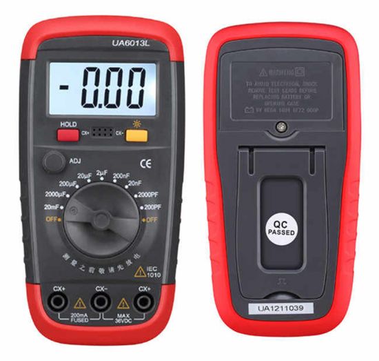 TT TEHCNIC UA6013L DIGITAL ÖLÇÜ ALETİ  KAPASİTEMETRE=KONDANSATÖR ÖLÇME ALETİ resmi