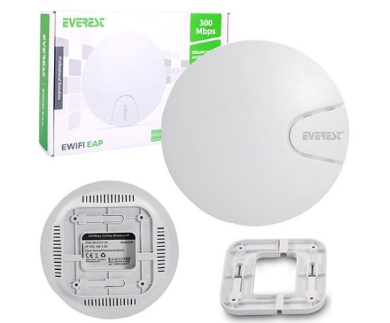 EVEREST EWIFI EAP 300 MBPS 11N 2.4GHZ TAVAN ACCESS POINT ROUTER resmi