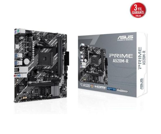 ASUS PRIME A520M-R DDR4 4600MHz mATX AM4 resmi