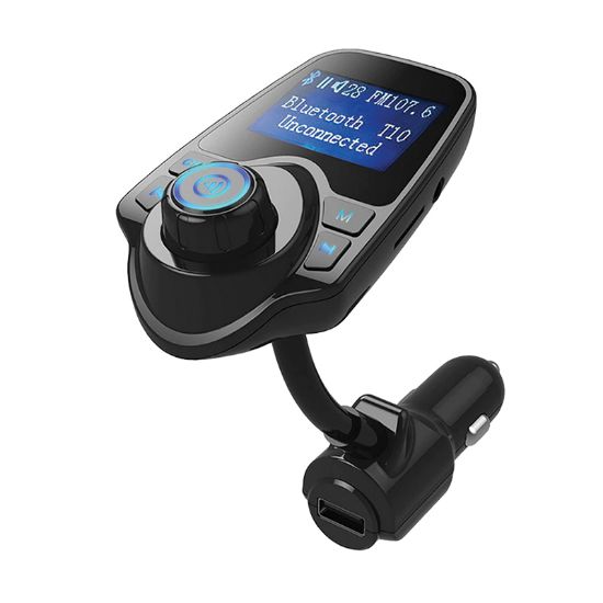 HELLO T10 LED EKRANLI USB/AUX/SD/BLUETOOTH DESTEKLİ 2.1 AMPER FM TRANSMITTER resmi