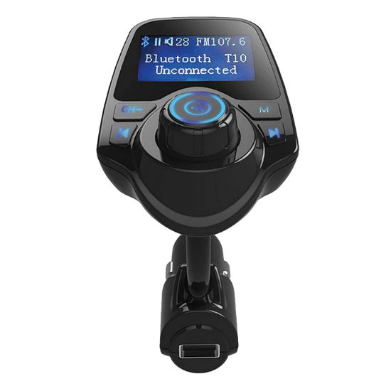 HELLO T10 LED EKRANLI USB/AUX/SD/BLUETOOTH DESTEKLİ 2.1 AMPER FM TRANSMITTER resmi