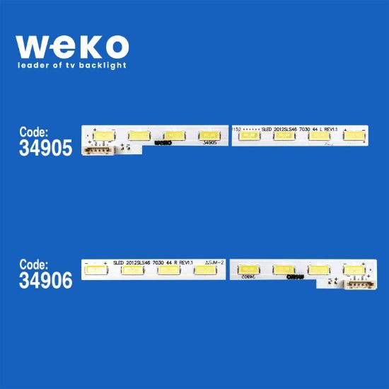 WKSET-5277 34905X1 34906X1 SLED 2012SLS46 7030 2 ADET LED BAR (44LED) resmi