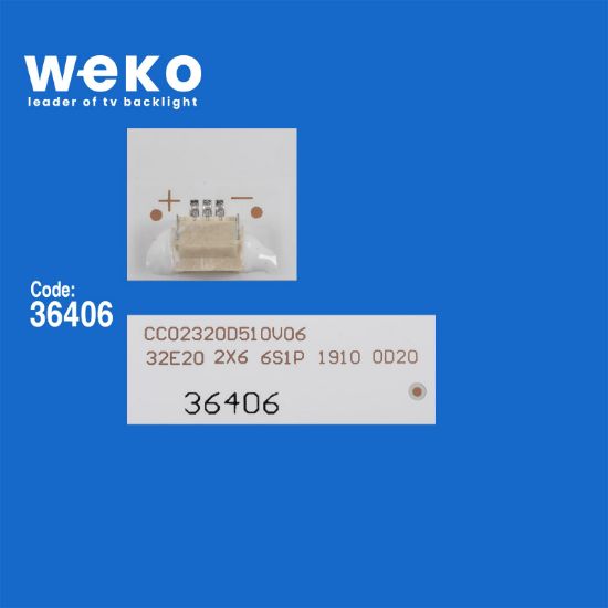 WKSET-6544 36406X2 CC02320D510V06  32E20 2X6 6S1P  2 ADET LED BAR resmi