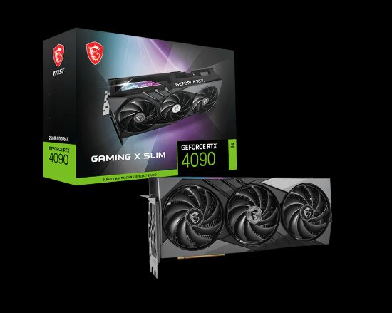 MSI RTX 4090 GAMING X SLIM 24G 24GB GDDR6X 2XDP 2XHDMI 384BİT resmi