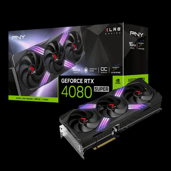 PNY RTX 4080 SUPER XLR8 Gaming VERTO EPIC-X RGB 16GB GDDR6X 256Bit (VCG4080S16TFXXPB1-O) resmi