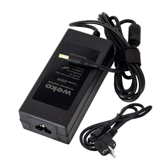 WEKO 19 VOLT - 3.42 AMPER - 65 WATT 4.0*1.7 UÇLU YERLİ ÜRETİM NOTEBOOK ADAPTÖR resmi