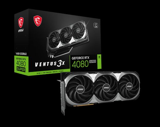 MSI RTX 4080 SUPER 16G VENTUS 3X OC 16GB GDDR6X HDMI DVI DP 256Bit resmi