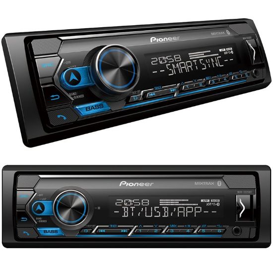 PIONEER MVH-S325BT USB/FM/AUX/BT BLUETOOTHLU MEKANİKSİZ OTO TEYP 4X50 WATT resmi