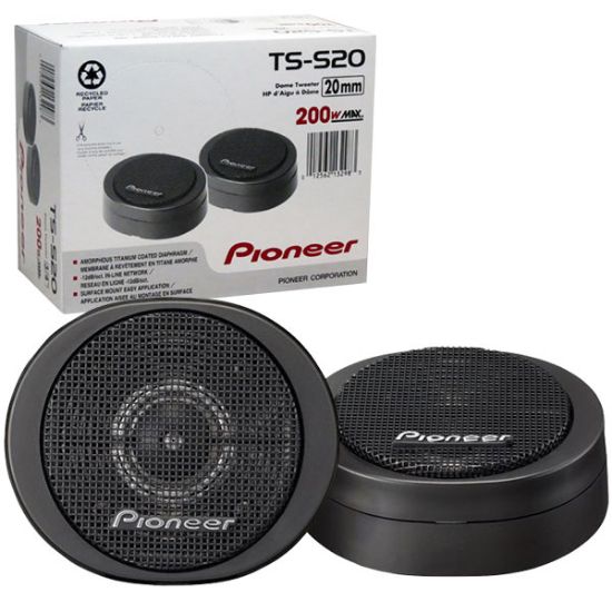 PIONEER TS-S20 200 WATT DOME TWEETER (2Lİ TAKIM) resmi