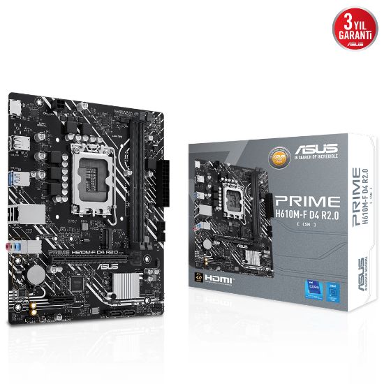 ASUS PRIME H610M-F D4 R2.0-CSM DDR4 3200MHZ MATX resmi