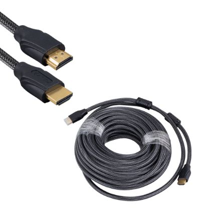 FULLY G-507E 15 METRE ÖRGÜLÜ GOLD UÇLU HDMI KABLO resmi