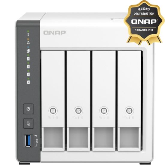 QNAP TS-433 4 YUVALI 4GB DEPOLAMA ÜNİTESİ resmi