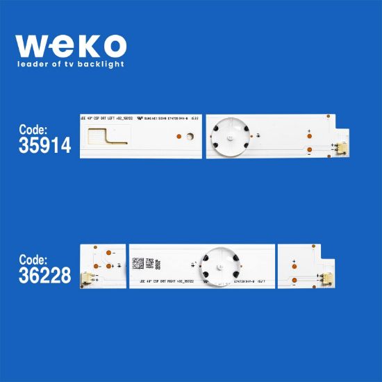 WKSET-5925 35914X4 36228X4 JDE 49 CSP DRT LEFT/RIGHT 8 ADET LED BAR resmi