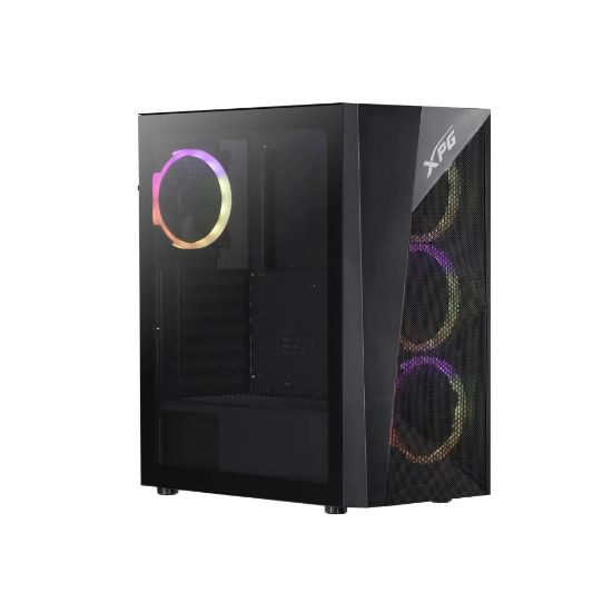 XPG LANDER5004A-BKCWW 4XARGB FAN MID TOWER resmi