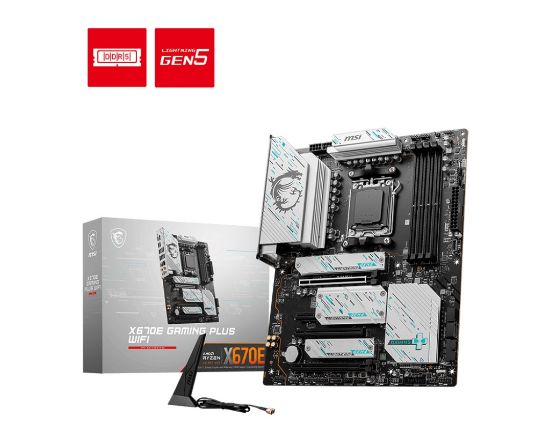 MSI X670E GAMING PLUS WIFI DDR5 7800+(OC)MHz ATX AM5 resmi