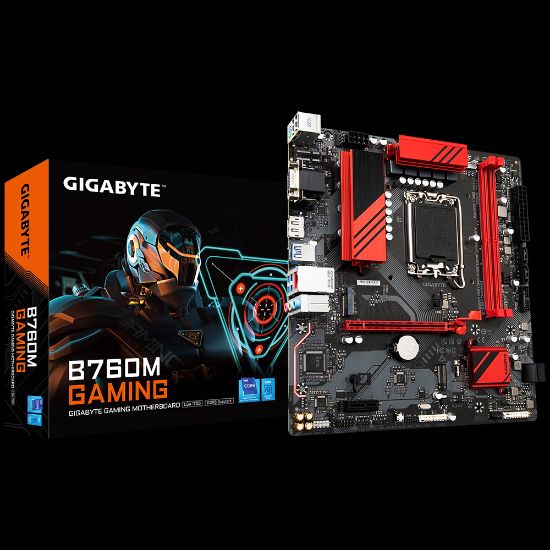 GIGABYTE B760M GAMING X AX DDR5 7600MHZ(OC) HDMI DP MATX 1700P resmi