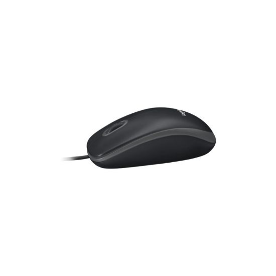 LOGITECH B100 NANO MOUSE KABLOLU SİYAH 910-003357 resmi