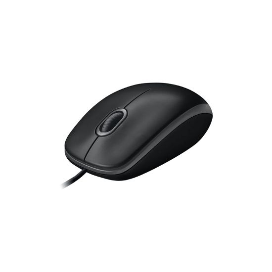 LOGITECH B100 NANO MOUSE KABLOLU SİYAH 910-003357 resmi