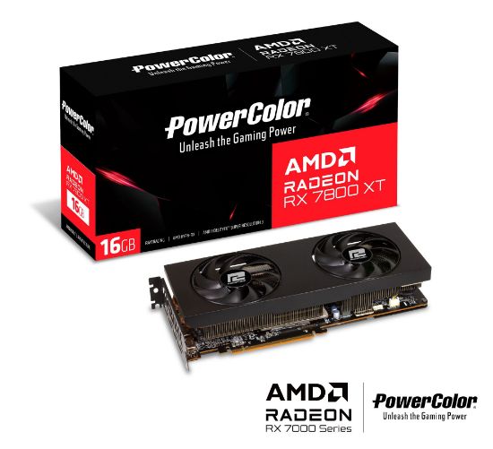 POWERCOLOR RX7800XT 16G-P 16GB GDDR6 256Bit resmi