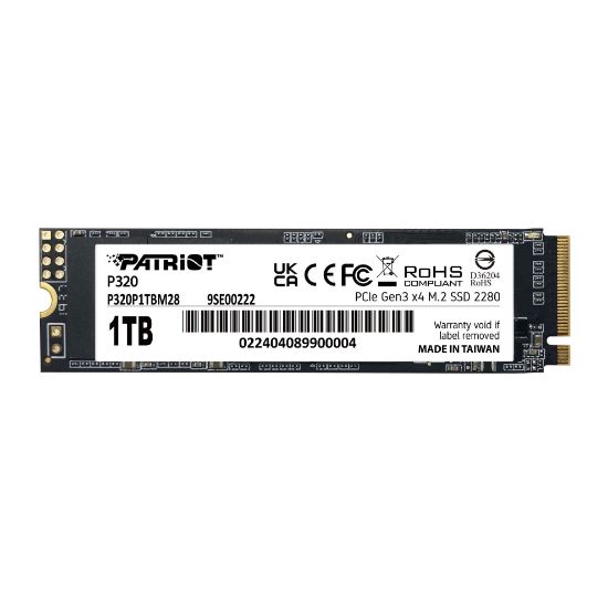 Patriot P320 1TB 3000/2200MB/s NVMe M.2 SSD Disk (P320P1TBM28) resmi