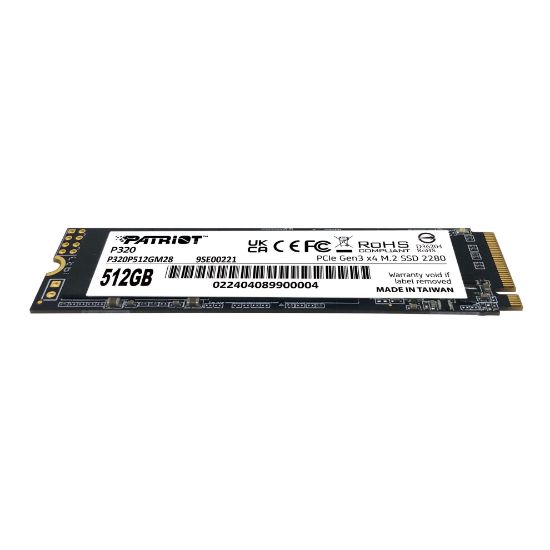 Patriot P320 512GB 3000/2200MB/s NVMe M.2 SSD Disk (P320P512GM28)  resmi