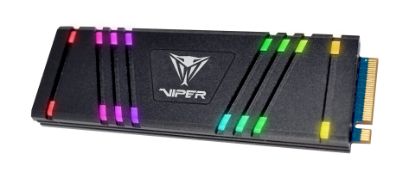 Patriot Viper VPR400 RGB 512GB 4600/3600MB/s Gen4 x4 NVMe M.2 SSD Disk (VPR400-512GM28H) resmi