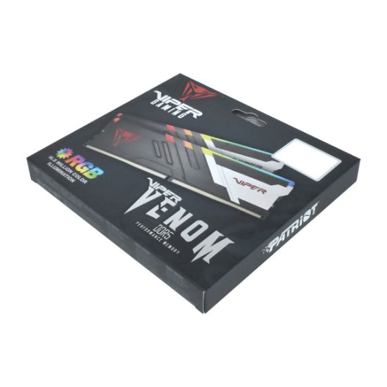 Patriot Viper Venom RGB 32GB (1x32GB) DDR5 6000MHz CL30 Gaming Ram (Bellek) (PVVR532G600C30K) resmi