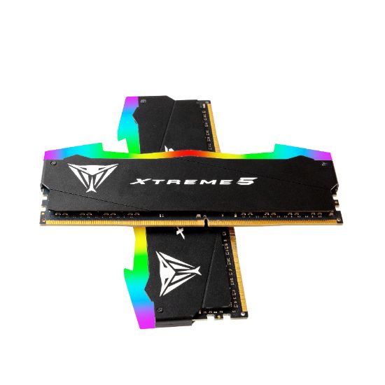 Patriot Viper Xtreme 5 RGB 32GB (2x16GB) DDR5 7600MHz CL36 Gaming Ram (Bellek) (PVXR532G76C36K) resmi