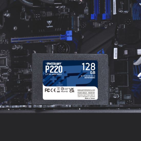 Patriot P220 128GB 550/480MB/s 2.5" SATA3 SSD Disk (P220S128G25)  resmi