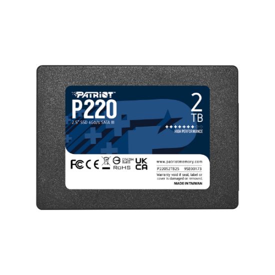 Patriot P220 2TB 550/500MB/s 2.5″ SATA3 SSD Disk (P220S2TB25) resmi