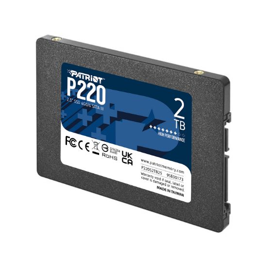 Patriot P220 2TB 550/500MB/s 2.5″ SATA3 SSD Disk (P220S2TB25) resmi