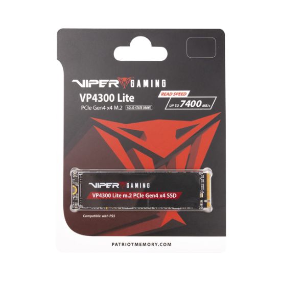 Patriot Viper VP4300 Lite 2TB 7400/6400MB/s Gen4 x4 NVMe M.2 SSD Disk (VP4300L2TBM28H) resmi