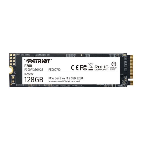 Patriot P300 128GB 1600/600MB/s NVMe M.2 SSD Disk (P300P128GM28) resmi