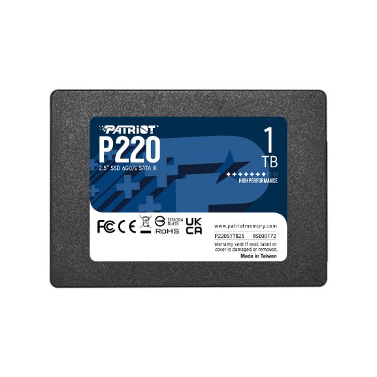 Patriot P220 1TB 550/500MB/s 2.5" SATA3 SSD Disk (P220S1TB25) resmi