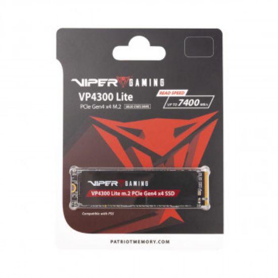 Patriot Viper VP4300 Lite 500GB 7000/4000MB/s Gen4 x4 NVMe M.2 SSD Disk (VP4300L500GM28H) resmi