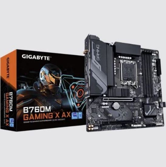 GIGABYTE B760M GAMING X AX DDR5 7600MHZ(OC) HDMI DP MATX 1700P resmi