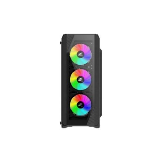 ZALMAN N5TF 4X RGB FAN TEMBERLİATX MIDT KASA resmi