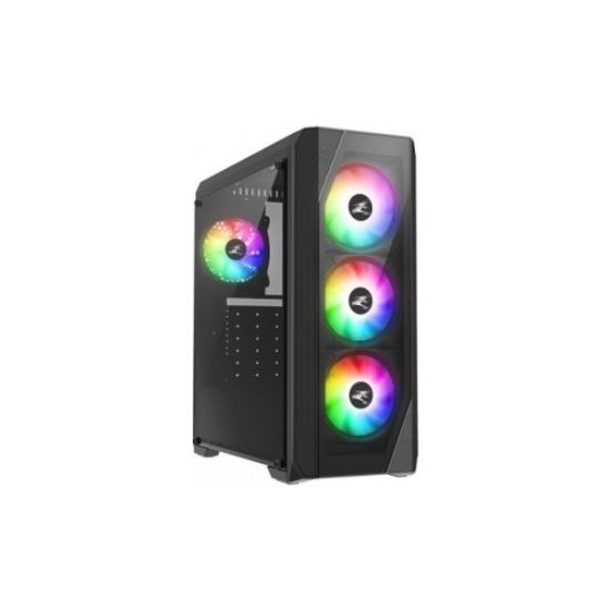 ZALMAN N5TF 4X RGB FAN TEMBERLİATX MIDT KASA resmi