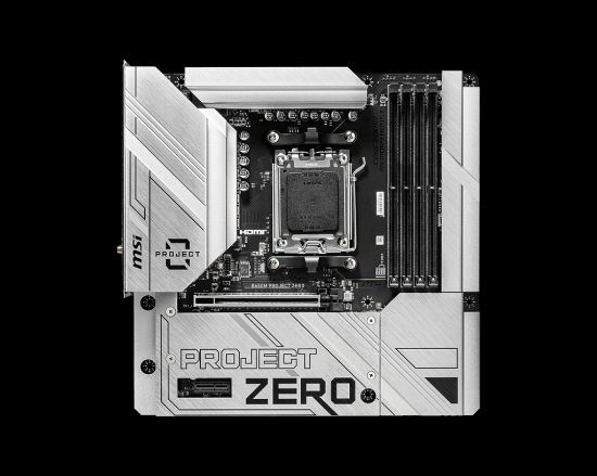 MSI B650M PROJECT ZERO AM5 DDR5 7600MHZ resmi