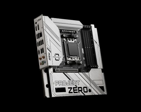 MSI B650M PROJECT ZERO AM5 DDR5 7600MHZ resmi