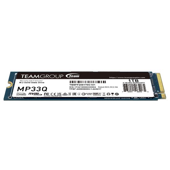 Team MP33Q Pro 1TB 2900/1850MB/s NVMe PCIe Gen3x4 M.2 SSD Disk (TM8FF2001T0C101) resmi