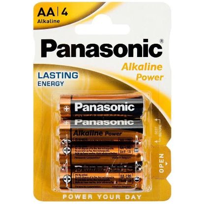 PANASONİC LR06 ALKALİN 1.5 VOLT POWER AA 4LÜ KALEM PİL resmi