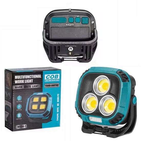 POWERMASTER MX-W891 4000K - 7000K - KIRMIZI 3 COB LEDLİ 30 WATT ÇOK FONKSİYONLU ÇALIŞMA LAMBASI (POWERBANK) resmi