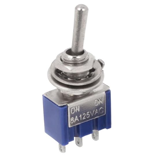 TOGGLE SWİTCH ON-ON Ø6MM MTS-102 (IC-139) resmi