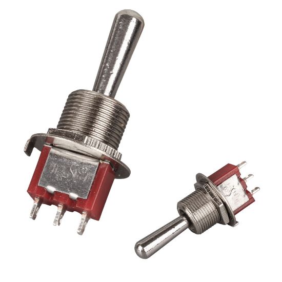 IC-148F 3 PİN Ø12MM ON-OFF-ON TOGGLE SWİTCH (MTS-103L) resmi