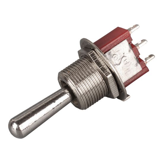 IC-148F 3 PİN Ø12MM ON-OFF-ON TOGGLE SWİTCH (MTS-103L) resmi