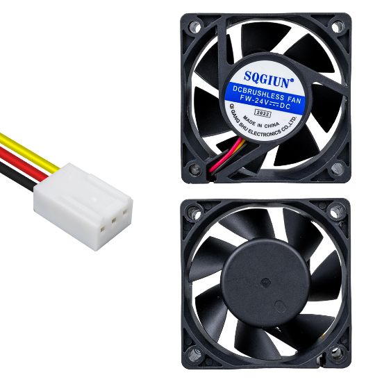 POWERMASTER IC-216A FIRÇASIZ DC FAN 60X60X25MM 24 VOLT 3 PİN resmi