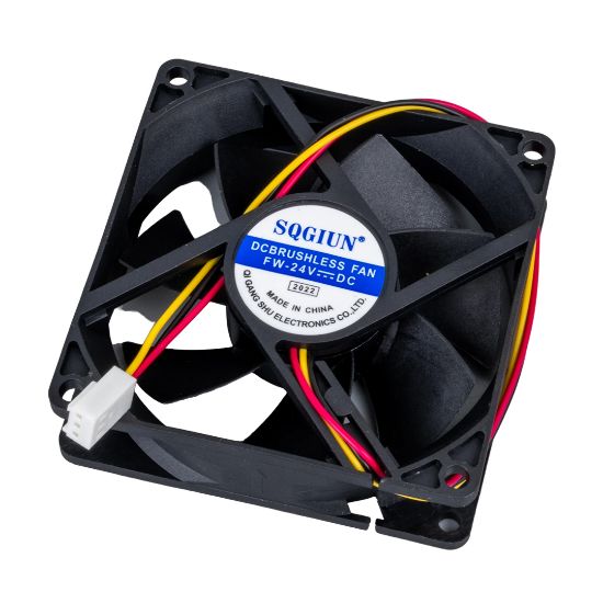 POWERMASTER IC-216A FIRÇASIZ DC FAN 80X80X25MM 24 VOLT 3 PİN resmi