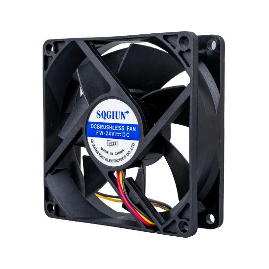 POWERMASTER IC-216A FIRÇASIZ DC FAN 80X80X25MM 24 VOLT 3 PİN resmi